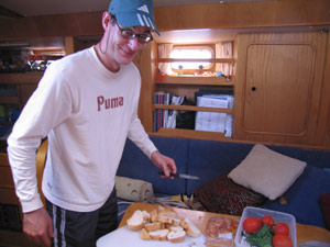 ......and Chris cooks it!