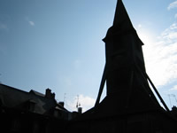 barnacle-church Honfleur, church spire