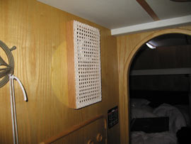 ...rather than closed boxes. This prevents any loss in sound clarity or depth