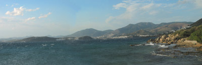 Bodrum coastline from Yat Lift