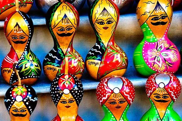 Painted gourds