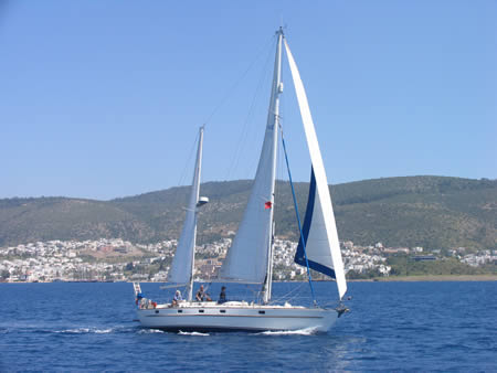 Esper with Bodrum in the background