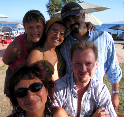 Liz, Bilge, Salih, Fred and Nilgun