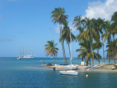 marigot Looking west from Marigot Bay