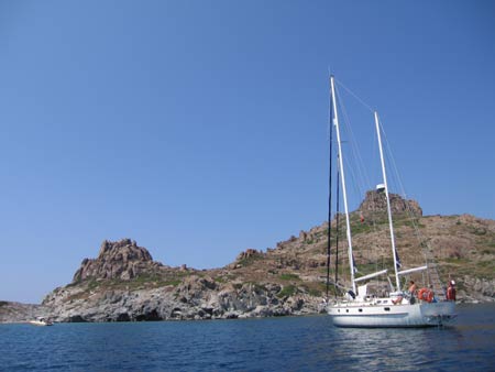 Esper at anchor at Catal Ada