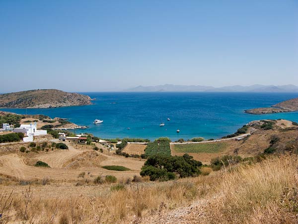 lero-anchorage Looking south back over the anchorage of Lero