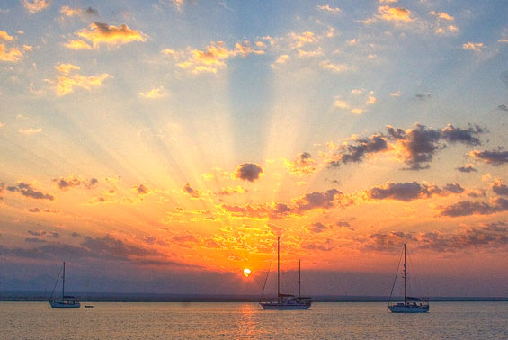 three-sunrise
